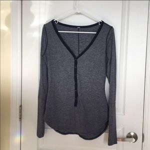 Lululemon Navy Henley